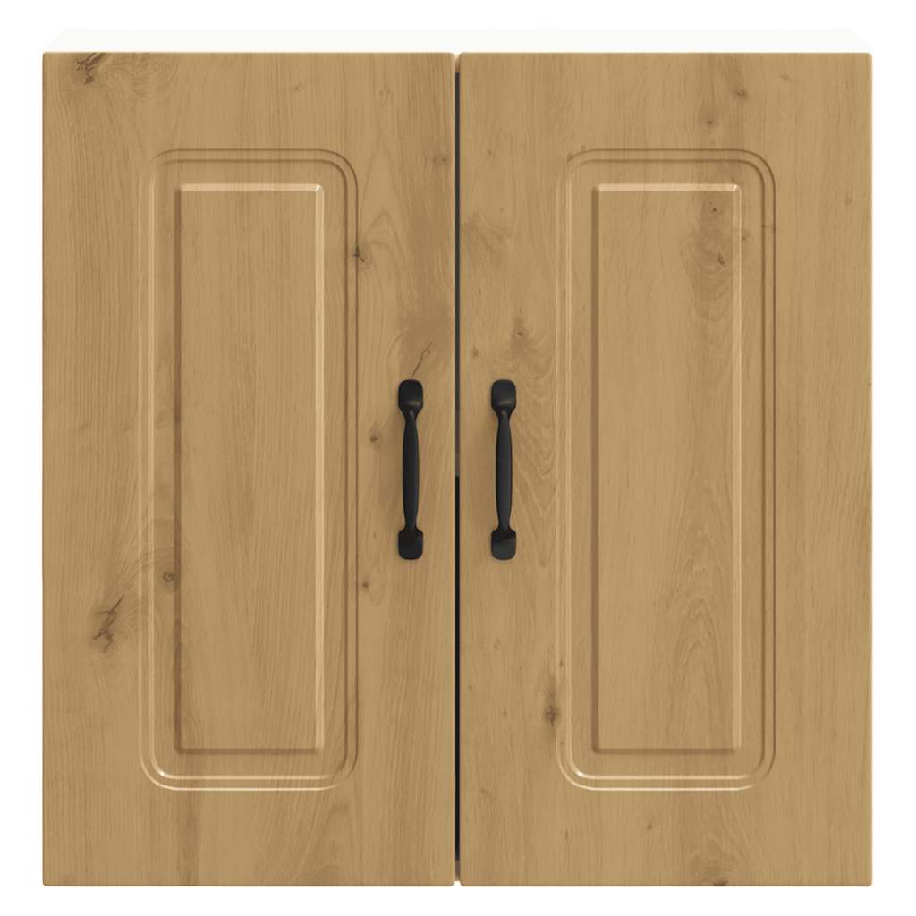 Keukenbovenkast Kalmar bewerkt hout artisanaal eikenkleur is nu te koop bij PeponiXL, paradijselijk wonen!