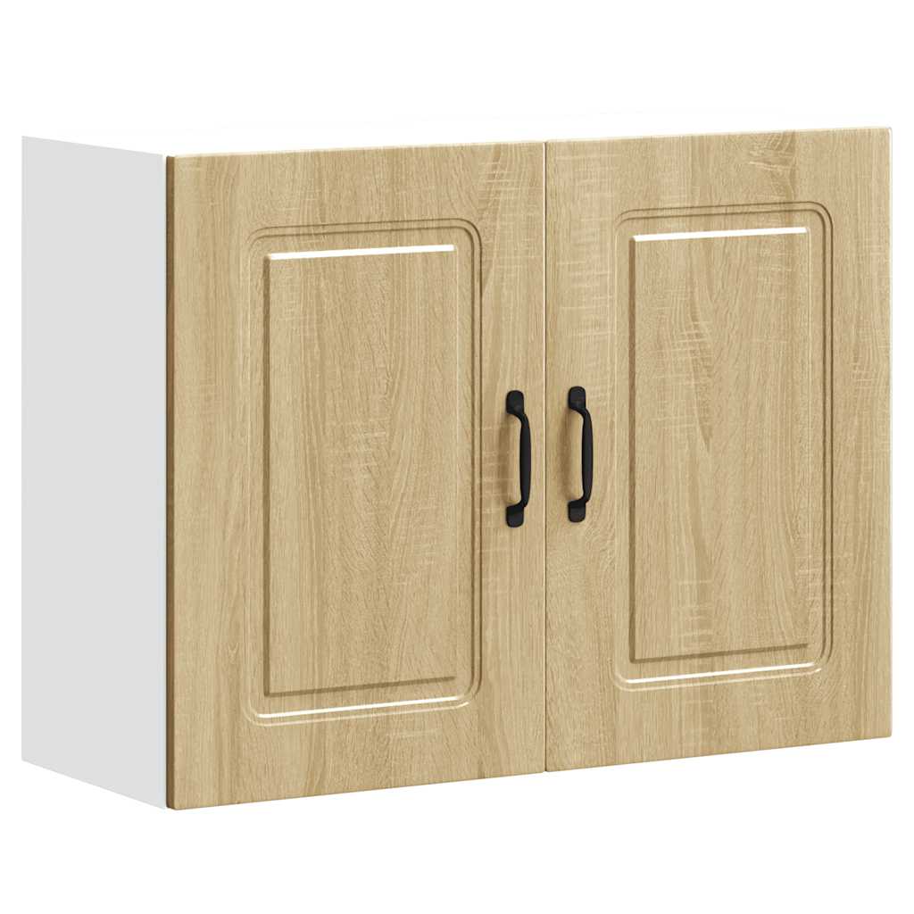 Keukenbovenkast Kalmar bewerkt hout sonoma eikenkleurig is nu te koop bij PeponiXL, paradijselijk wonen!