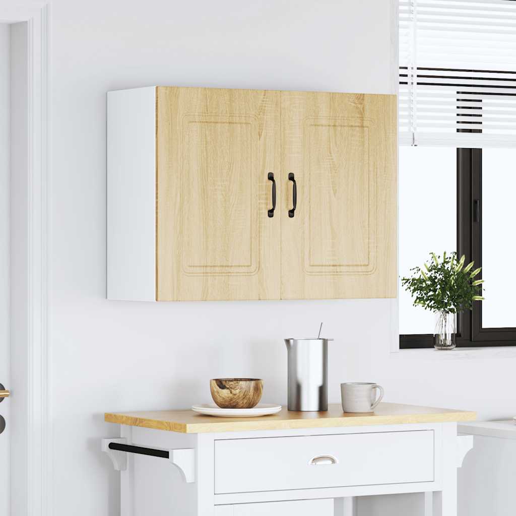 Keukenbovenkast Kalmar bewerkt hout sonoma eikenkleurig is nu te koop bij PeponiXL, paradijselijk wonen!