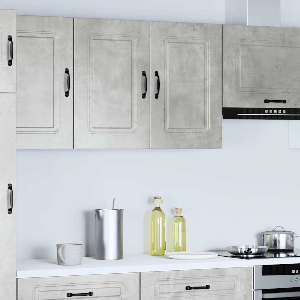 Keukenbovenkast Kalmar bewerkt hout betongrijs is nu te koop bij PeponiXL, paradijselijk wonen!