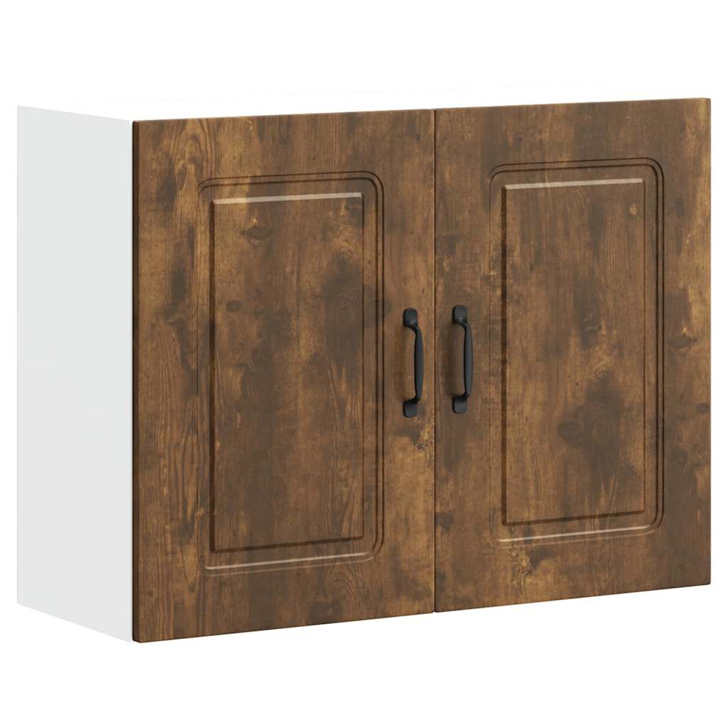 Keukenbovenkast Kalmar bewerkt hout gerookt eikenkleurig is nu te koop bij PeponiXL, paradijselijk wonen!