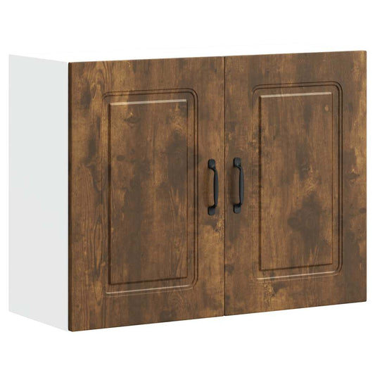 Keukenbovenkast Kalmar bewerkt hout gerookt eikenkleurig is nu te koop bij PeponiXL, paradijselijk wonen!
