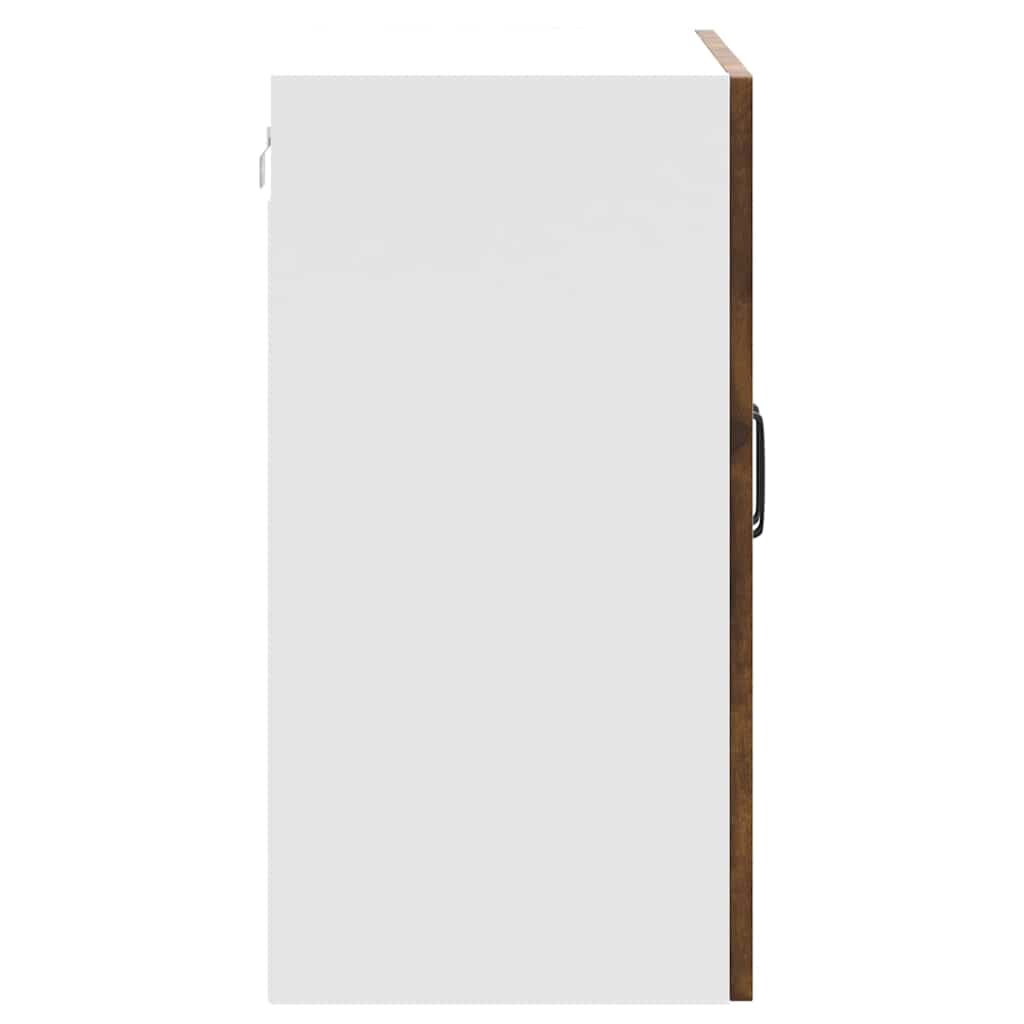 Keukenbovenkast Kalmar bewerkt hout gerookt eikenkleurig is nu te koop bij PeponiXL, paradijselijk wonen!