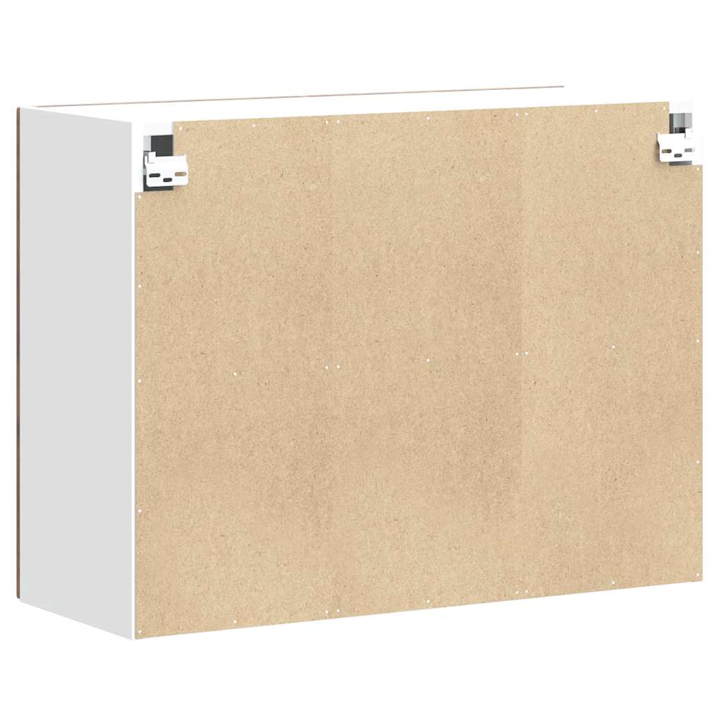 Keukenbovenkast Kalmar bewerkt hout gerookt eikenkleurig is nu te koop bij PeponiXL, paradijselijk wonen!