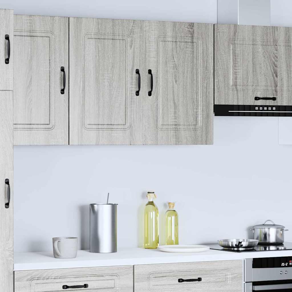 Keukenbovenkast Kalmar bewerkt hout grijs sonoma eiken is nu te koop bij PeponiXL, paradijselijk wonen!