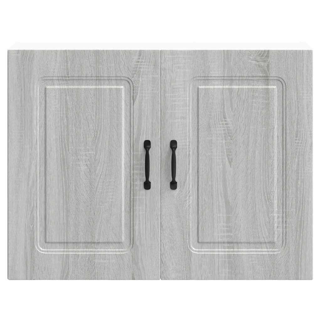 Keukenbovenkast Kalmar bewerkt hout grijs sonoma eiken is nu te koop bij PeponiXL, paradijselijk wonen!