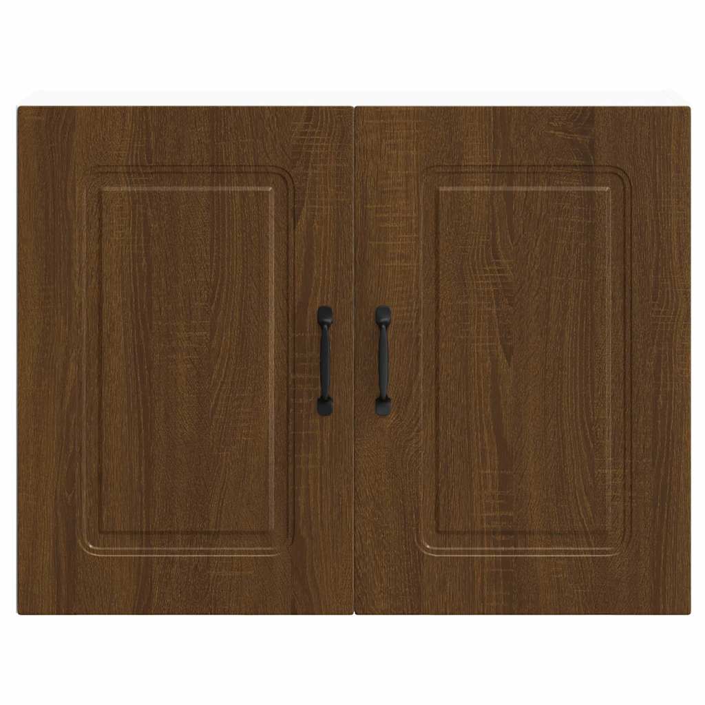 Keukenbovenkast Kalmar bewerkt hout bruin eikenkleur is nu te koop bij PeponiXL, paradijselijk wonen!