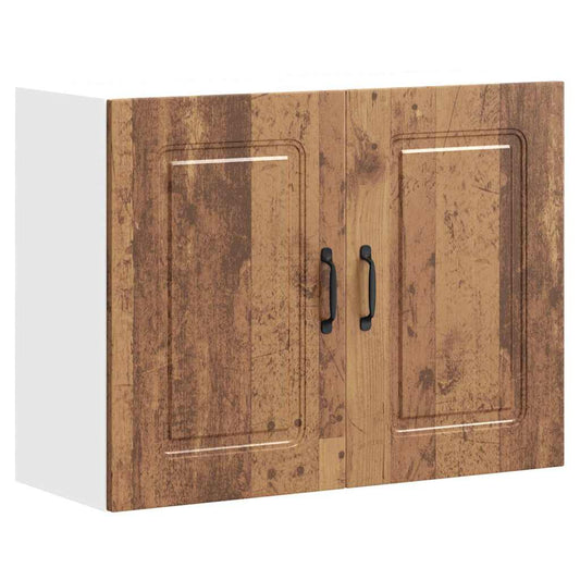 Keukenbovenkast Kalmar bewerkt hout oud houtkleurig is nu te koop bij PeponiXL, paradijselijk wonen!