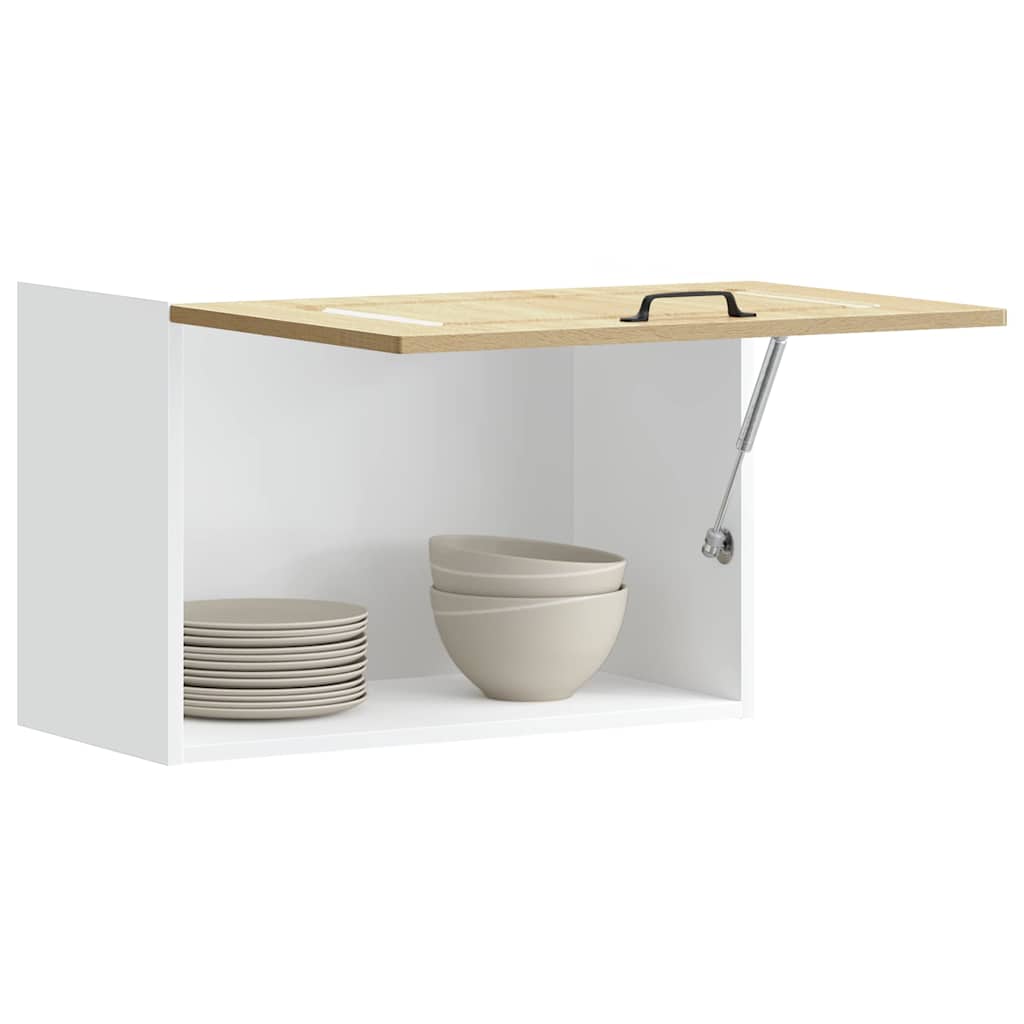 Keukenbovenkast Kalmar bewerkt hout sonoma eikenkleurig is nu te koop bij PeponiXL, paradijselijk wonen!