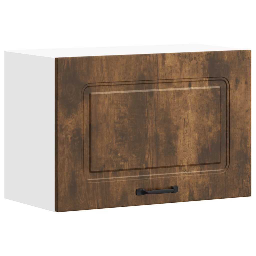 Keukenbovenkast Kalmar bewerkt hout gerookt eikenkleurig is nu te koop bij PeponiXL, paradijselijk wonen!
