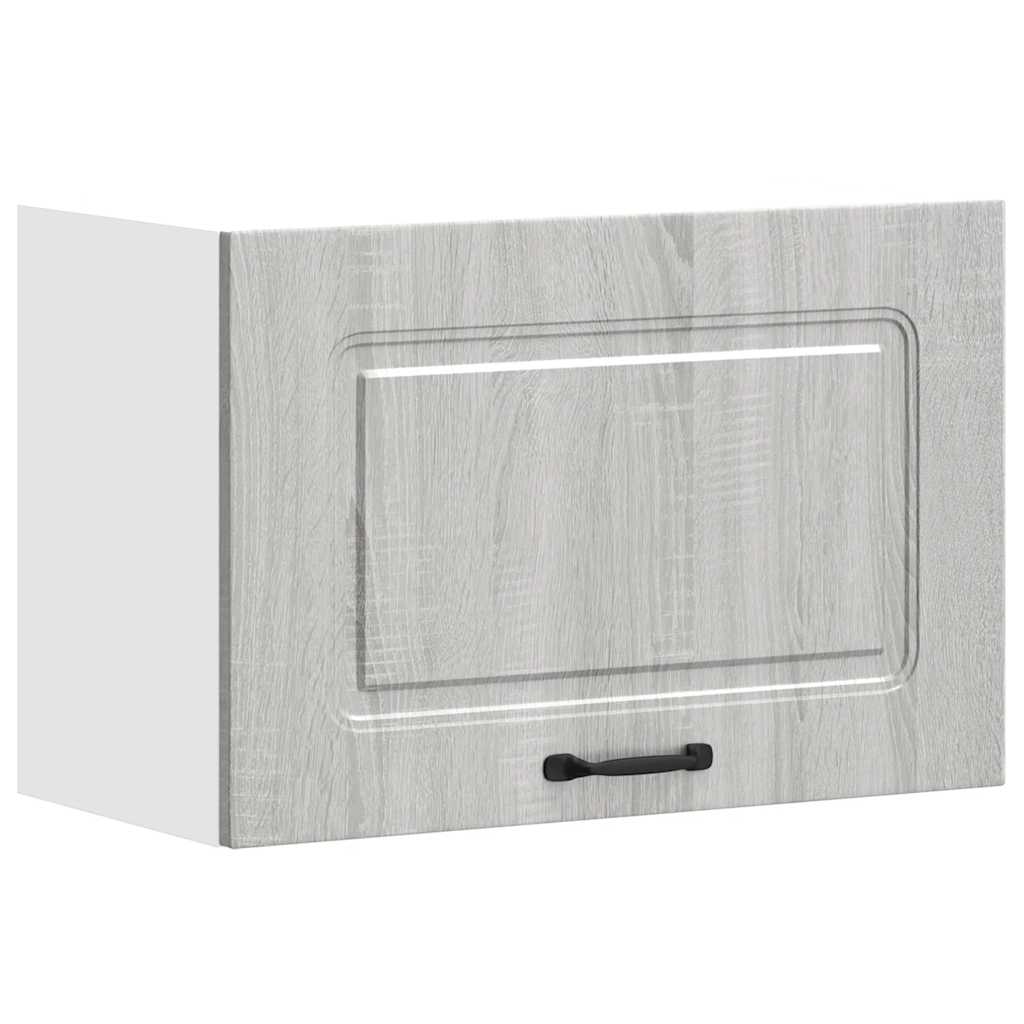 Keukenbovenkast Kalmar bewerkt hout grijs sonoma eiken is nu te koop bij PeponiXL, paradijselijk wonen!