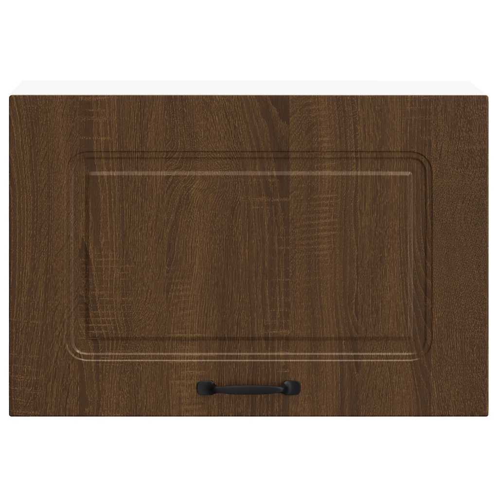 Keukenbovenkast Kalmar bewerkt hout bruin eikenkleur is nu te koop bij PeponiXL, paradijselijk wonen!