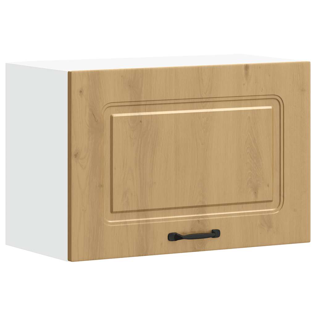 Keukenbovenkast Kalmar bewerkt hout artisanaal eikenkleur is nu te koop bij PeponiXL, paradijselijk wonen!