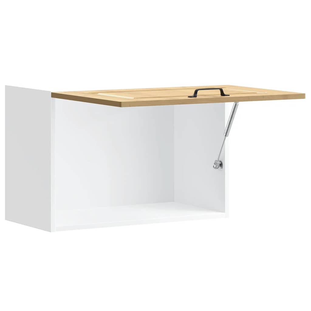Keukenbovenkast Kalmar bewerkt hout artisanaal eikenkleur is nu te koop bij PeponiXL, paradijselijk wonen!