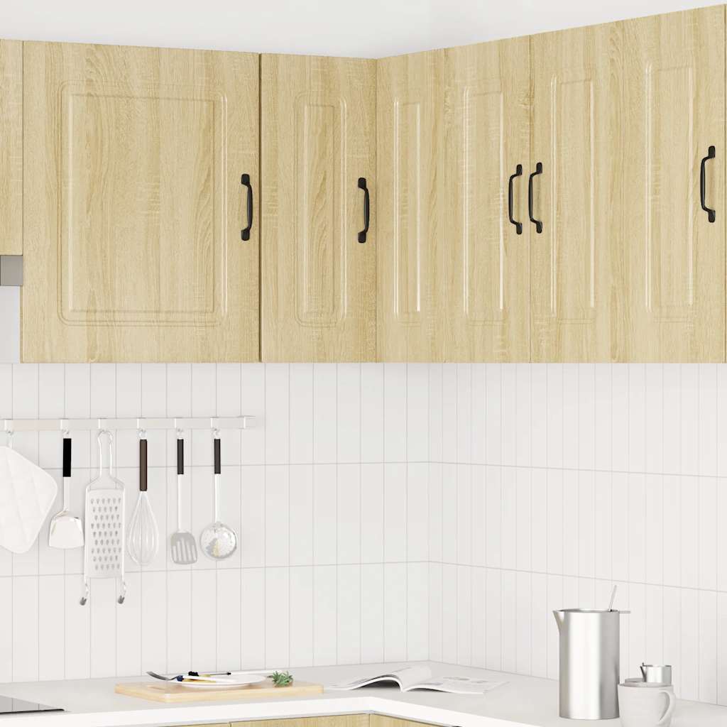 Keukenwandhoekkast Kalmar bewerkt hout sonoma eikenkleurig is nu te koop bij PeponiXL, paradijselijk wonen!