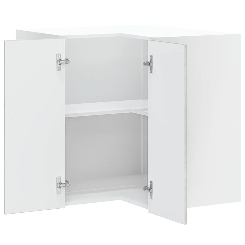 Keukenwandhoekkast Kalmar bewerkt hout betongrijs is nu te koop bij PeponiXL, paradijselijk wonen!