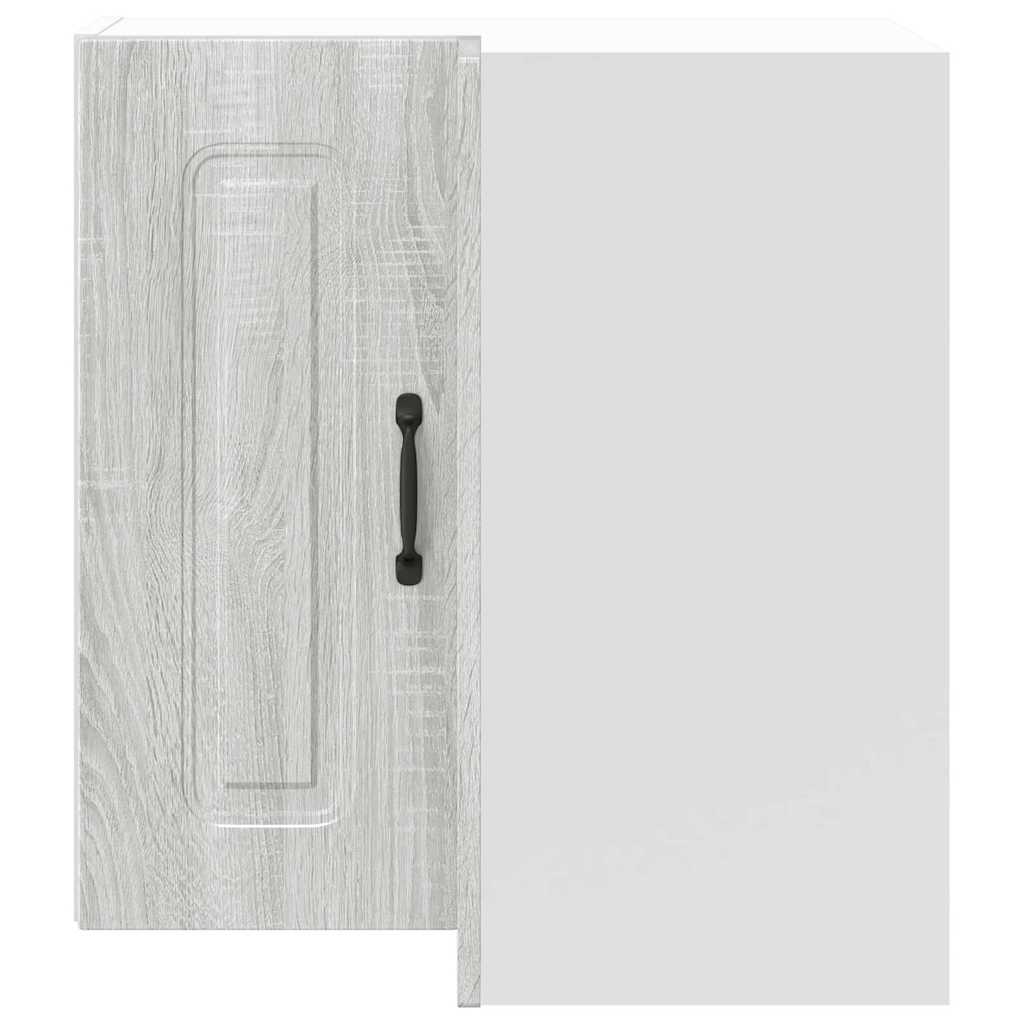 Keukenwandhoekkast Kalmar bewerkt hout grijs sonoma eiken is nu te koop bij PeponiXL, paradijselijk wonen!