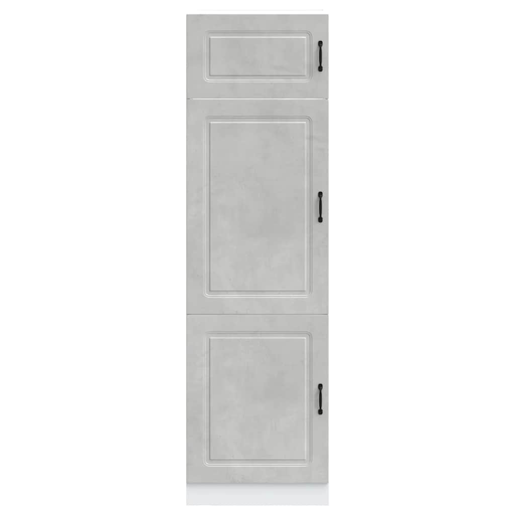 Keukenkast Kalmar bewerkt hout betongrijs is nu te koop bij PeponiXL, paradijselijk wonen!