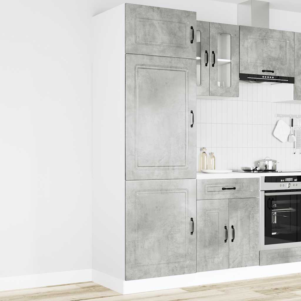 Keukenkast Kalmar bewerkt hout betongrijs is nu te koop bij PeponiXL, paradijselijk wonen!
