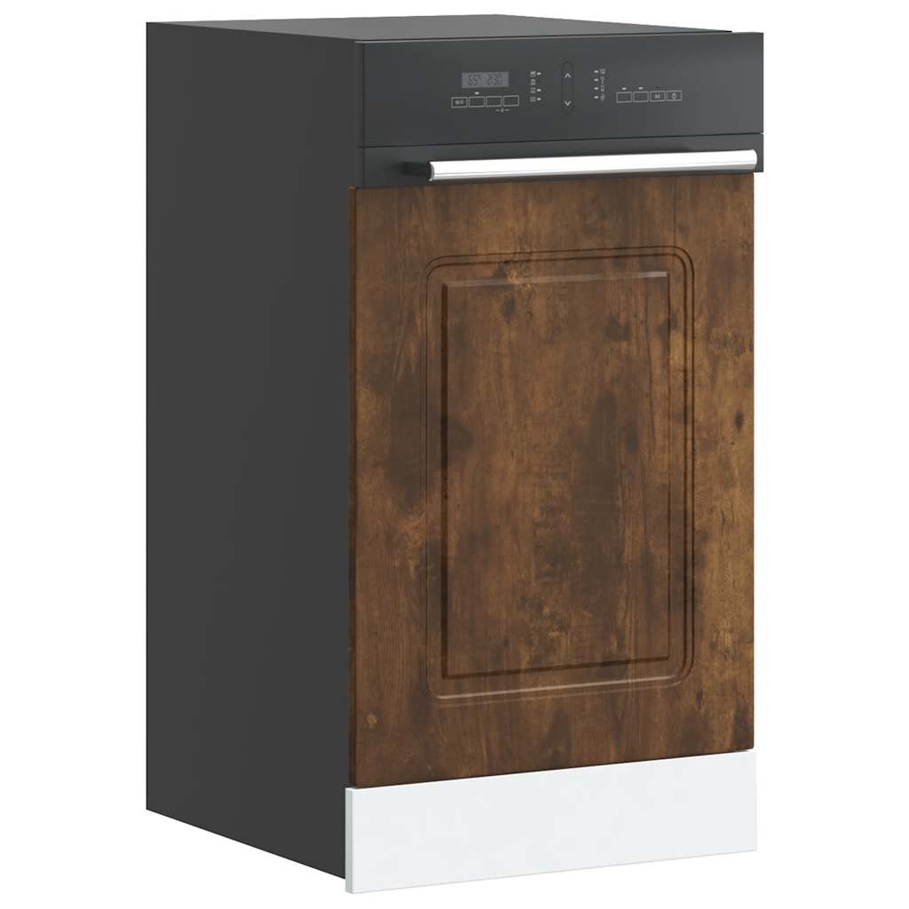 Vaatwaspaneel Kalmar 45x1,5x57 cm bewerkt hout gerookt eiken is nu te koop bij PeponiXL, paradijselijk wonen!