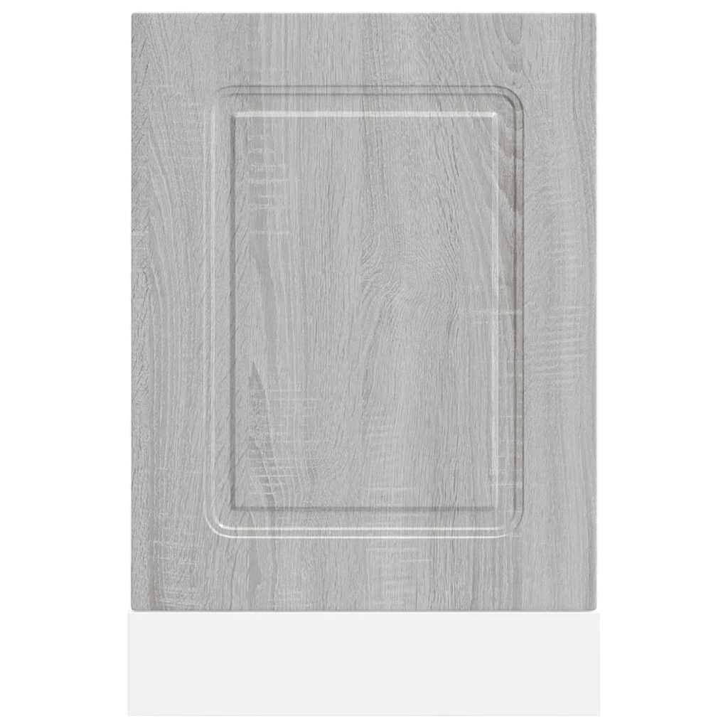Vaatwaspaneel Kalmar 45x1,5x57 cm bewerkt hout grijs sonoma is nu te koop bij PeponiXL, paradijselijk wonen!