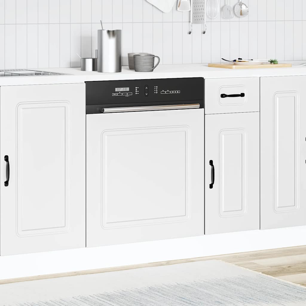 Vaatwaspaneel Kalmar 60x1,5x57 cm bewerkt hout wit is nu te koop bij PeponiXL, paradijselijk wonen!