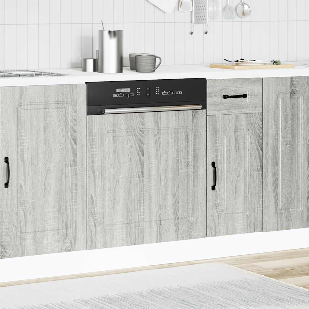 Vaatwaspaneel Kalmar 60x1,5x57 cm bewerkt hout grijs sonoma is nu te koop bij PeponiXL, paradijselijk wonen!