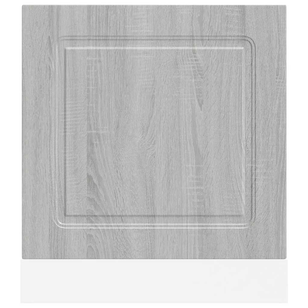 Vaatwaspaneel Kalmar 60x1,5x57 cm bewerkt hout grijs sonoma is nu te koop bij PeponiXL, paradijselijk wonen!