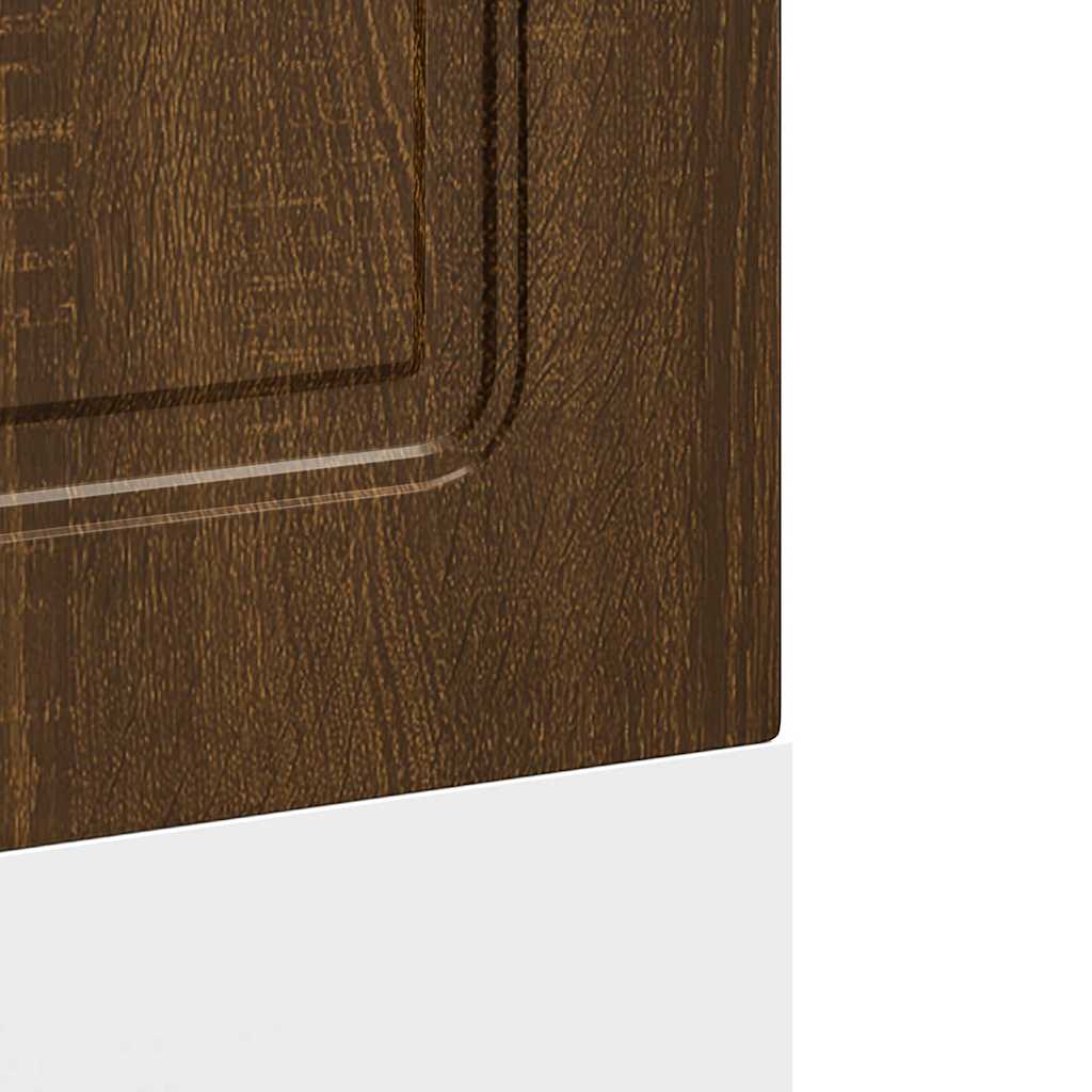 Vaatwaspaneel Kalmar 60x1,5x57 cm bewerkt hout bruin eikenkleur is nu te koop bij PeponiXL, paradijselijk wonen!