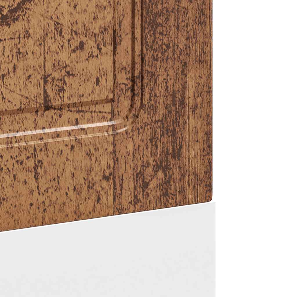Vaatwaspaneel Kalmar 60x1,5x57 cm bewerkt hout oud houtkleurig is nu te koop bij PeponiXL, paradijselijk wonen!