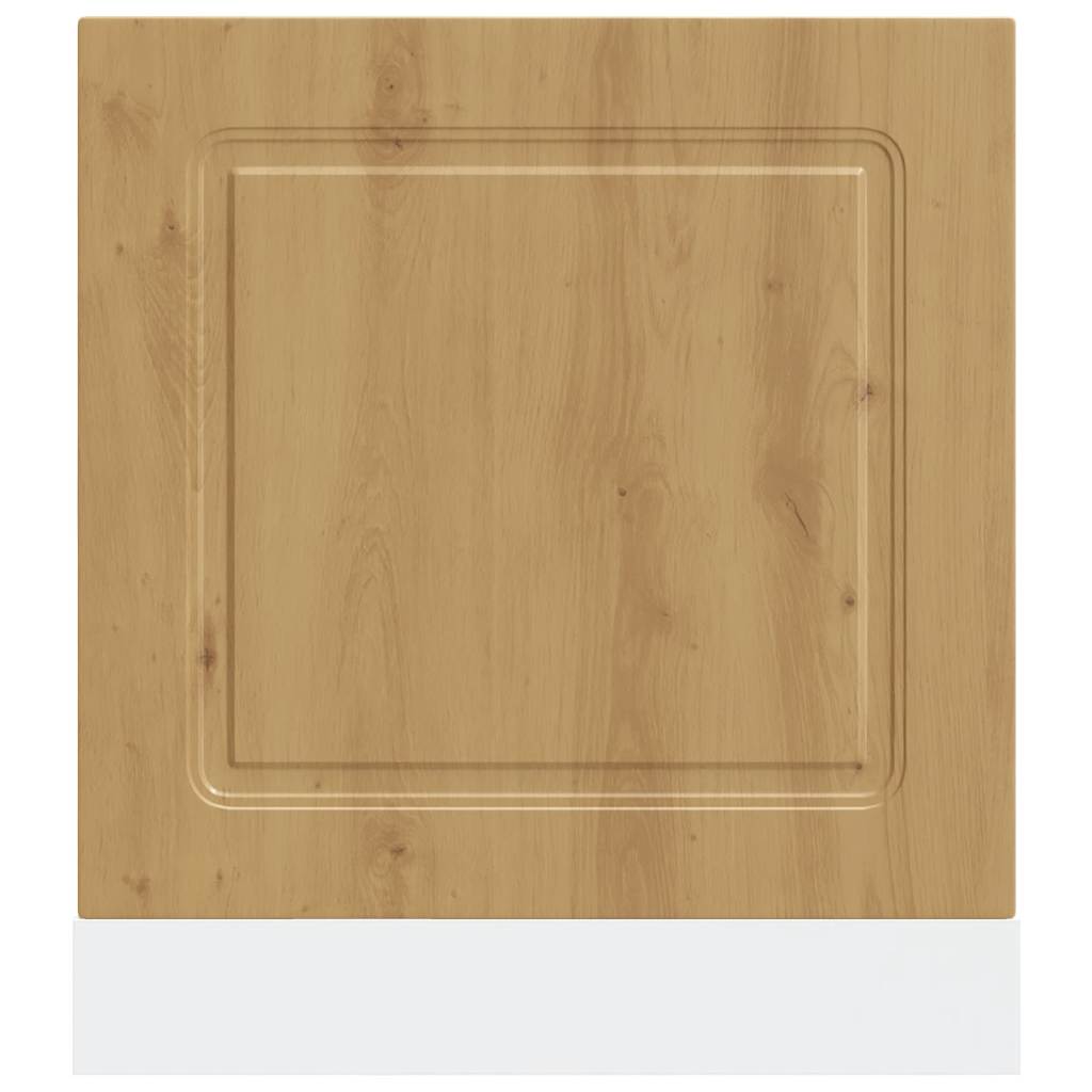 Vaatwaspaneel Kalmar 60x1,5x57 cm bewerkt hout artisanaal eiken is nu te koop bij PeponiXL, paradijselijk wonen!