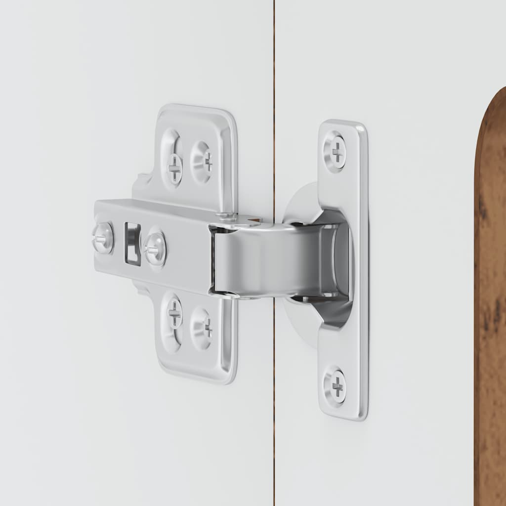 Keukenbovenkast met glazen deur Kalmar bewerkt hout oud houtkleurig is nu te koop bij PeponiXL, paradijselijk wonen!