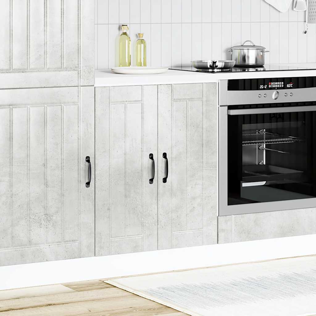 Spoelbakonderkast Lucca bewerkt hout betongrijs is nu te koop bij PeponiXL, paradijselijk wonen!