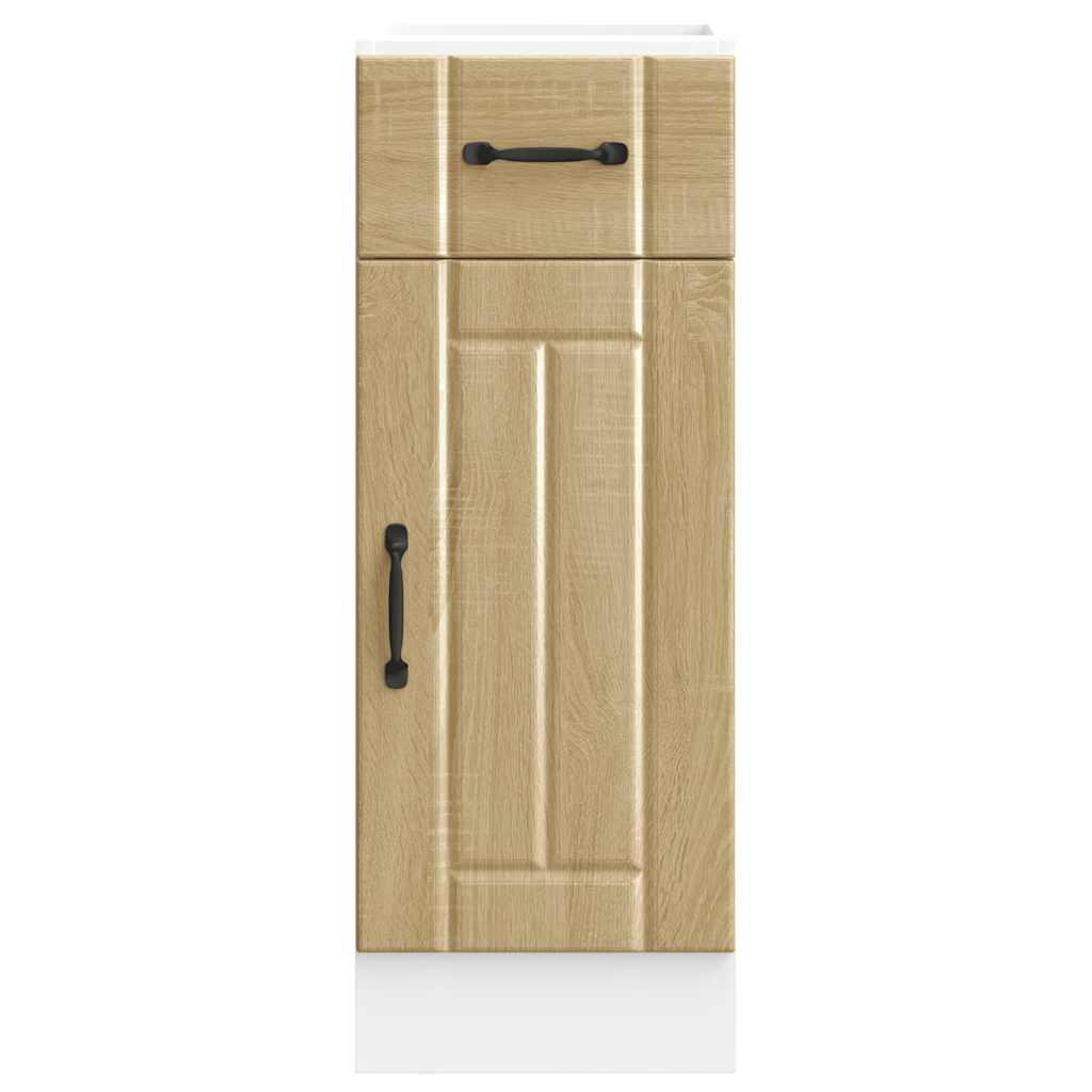 Onderkast Lucca bewerkt hout sonoma eikenkleurig is nu te koop bij PeponiXL, paradijselijk wonen!