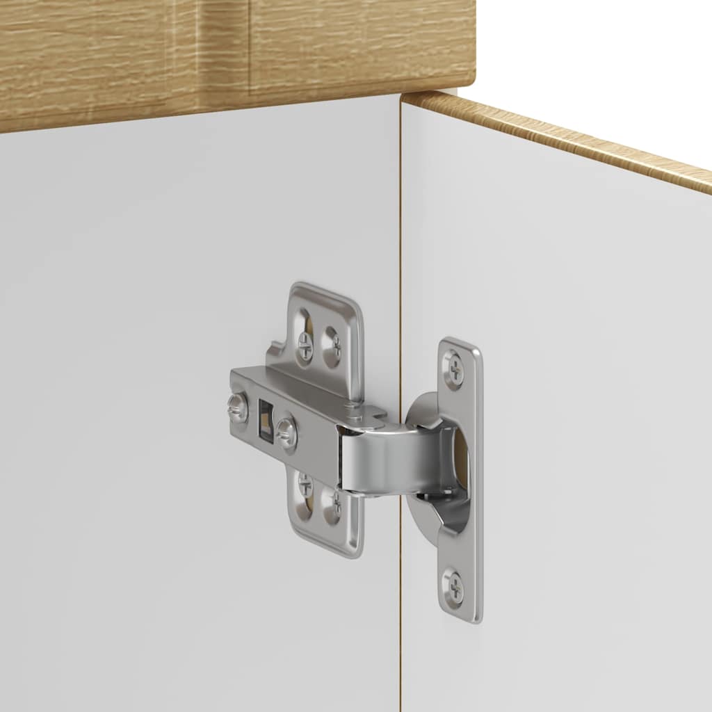 Onderkast Lucca bewerkt hout sonoma eikenkleurig is nu te koop bij PeponiXL, paradijselijk wonen!