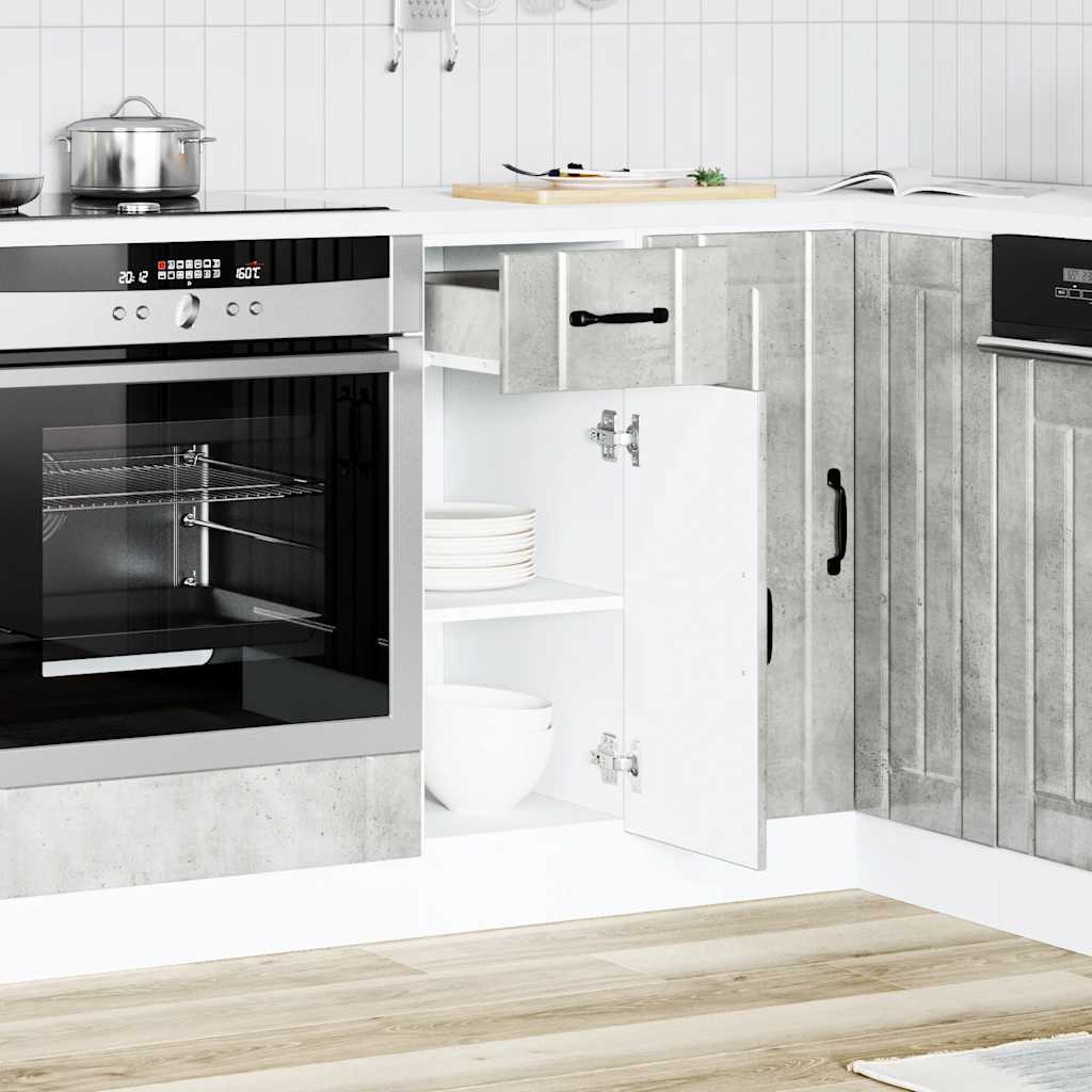 Onderkast Lucca bewerkt hout betongrijs is nu te koop bij PeponiXL, paradijselijk wonen!