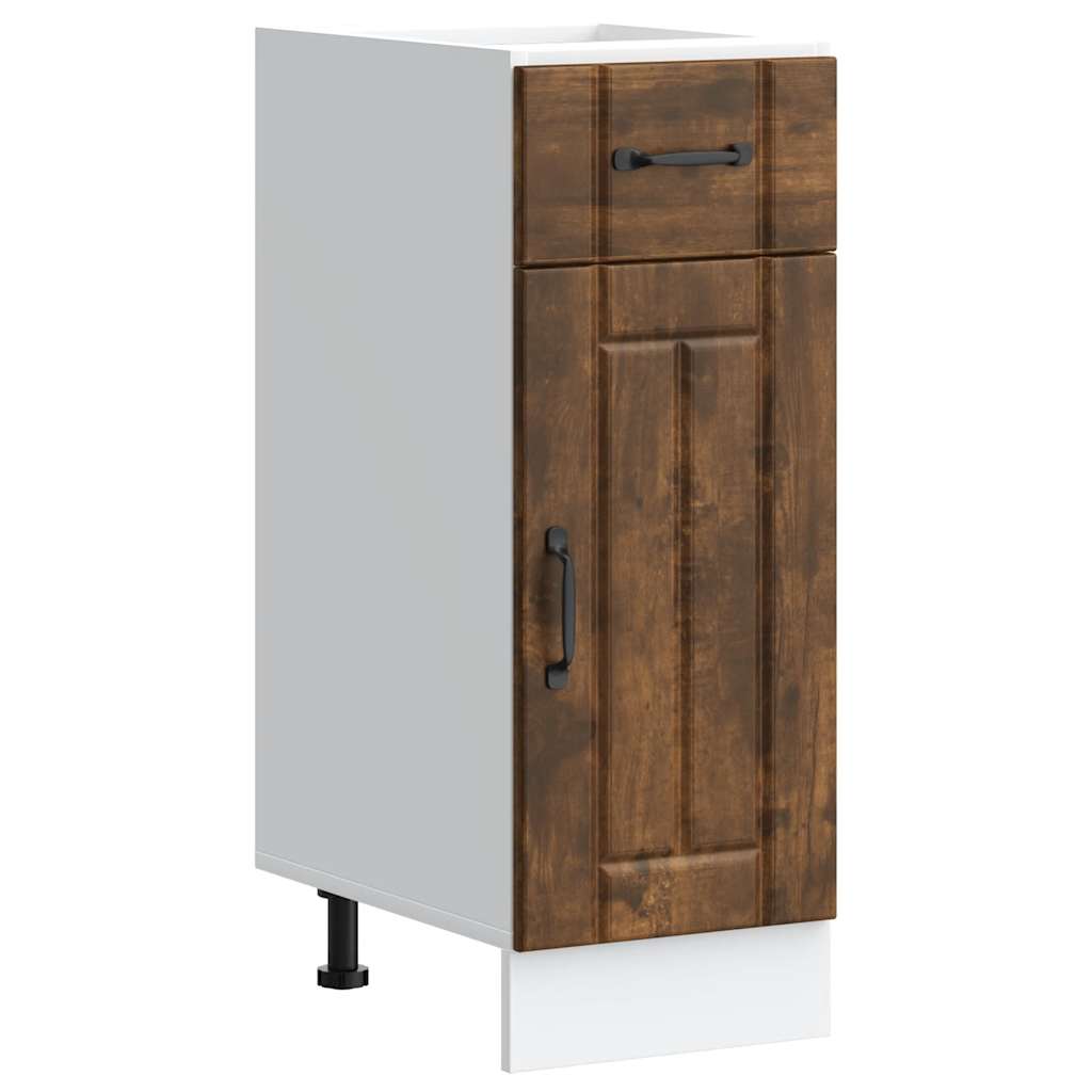 Onderkast Lucca bewerkt hout gerookt eikenkleurig is nu te koop bij PeponiXL, paradijselijk wonen!