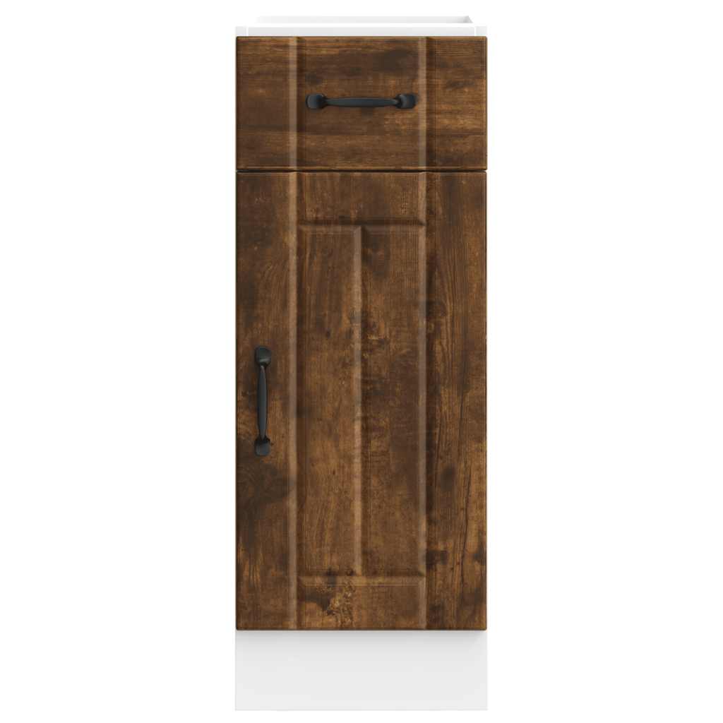 Onderkast Lucca bewerkt hout gerookt eikenkleurig is nu te koop bij PeponiXL, paradijselijk wonen!