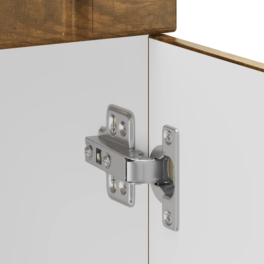 Onderkast Lucca bewerkt hout gerookt eikenkleurig is nu te koop bij PeponiXL, paradijselijk wonen!