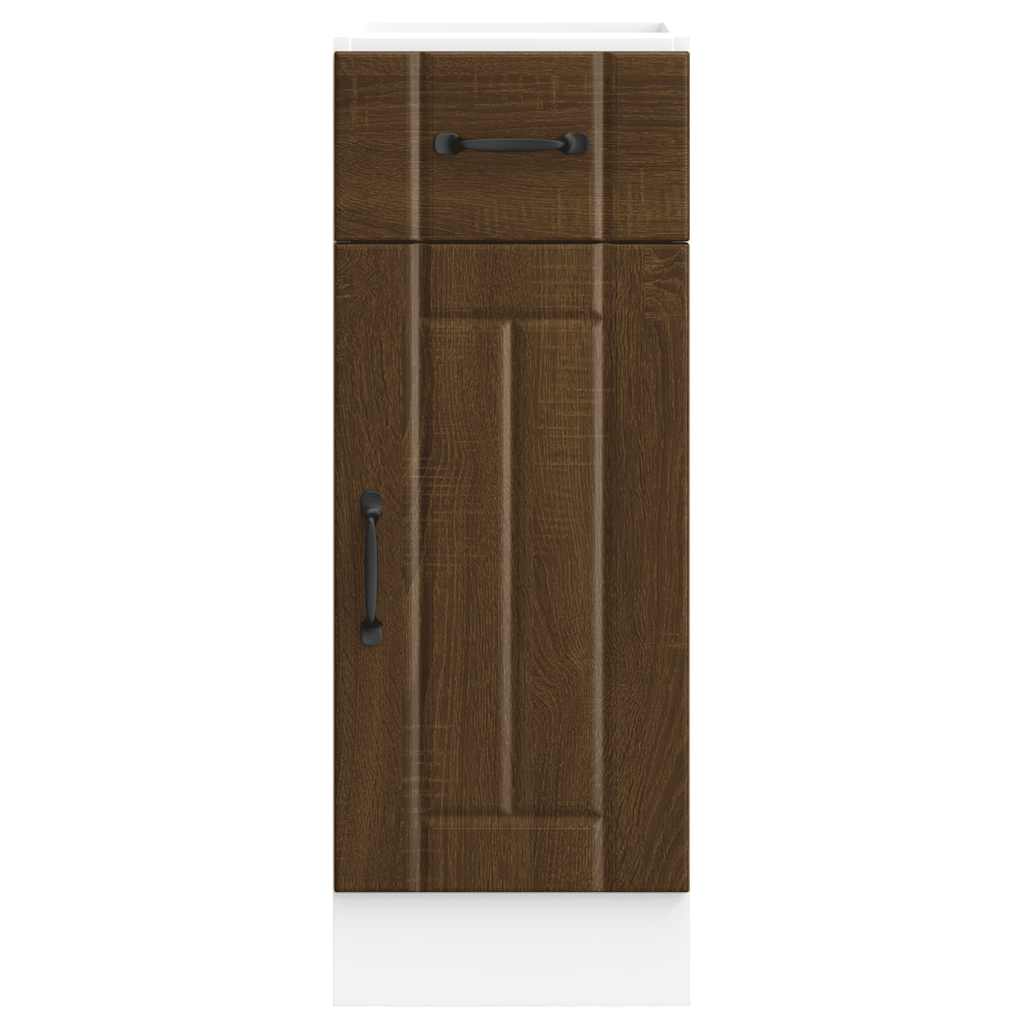 Onderkast Lucca bewerkt hout bruin eikenkleur is nu te koop bij PeponiXL, paradijselijk wonen!