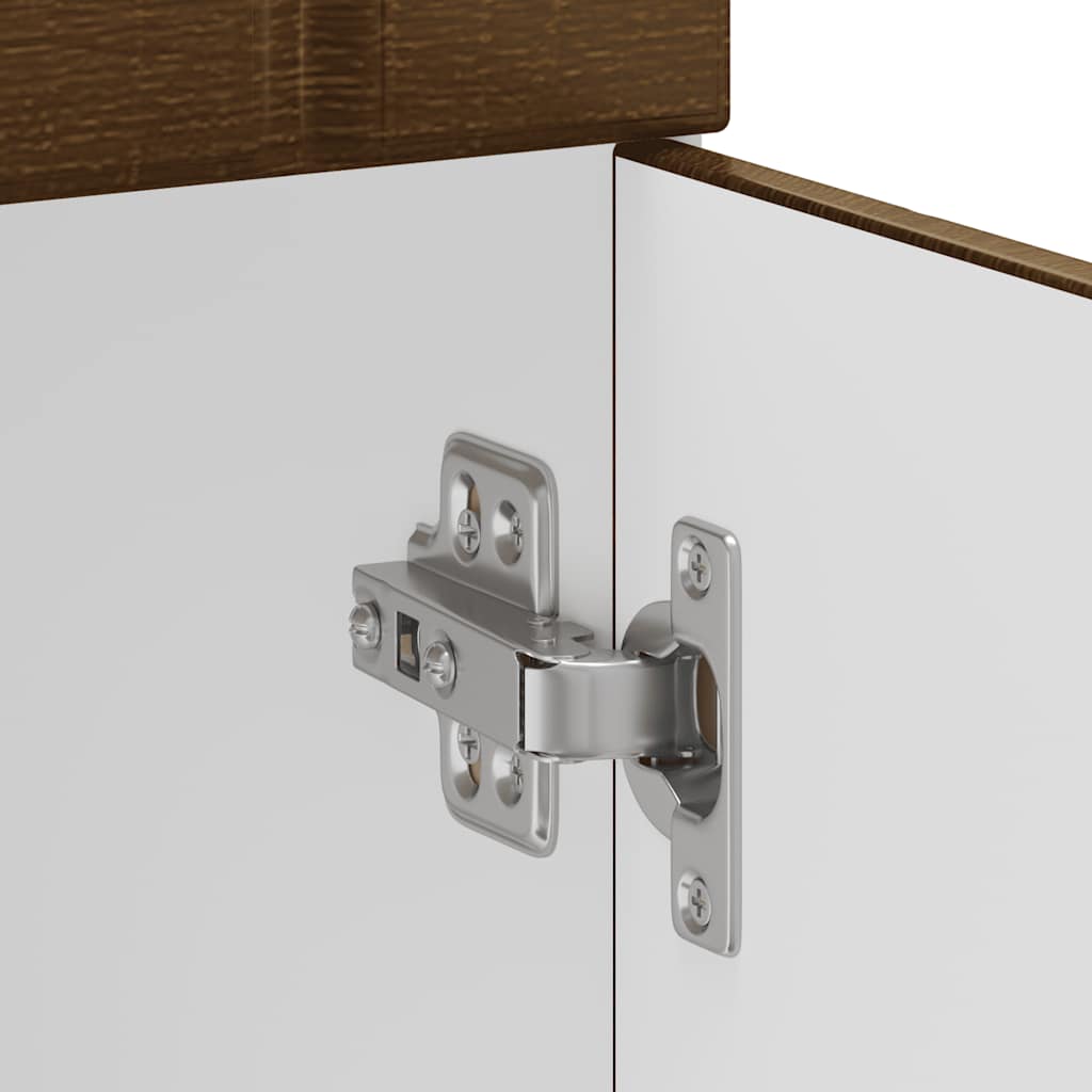 Onderkast Lucca bewerkt hout bruin eikenkleur is nu te koop bij PeponiXL, paradijselijk wonen!