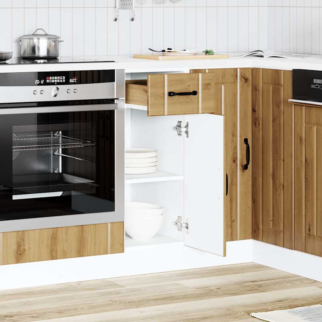 Onderkast Lucca bewerkt hout artisanaal eikenkleur is nu te koop bij PeponiXL, paradijselijk wonen!