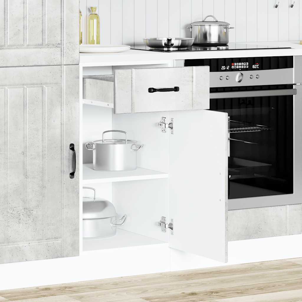Onderkast Lucca bewerkt hout betongrijs is nu te koop bij PeponiXL, paradijselijk wonen!