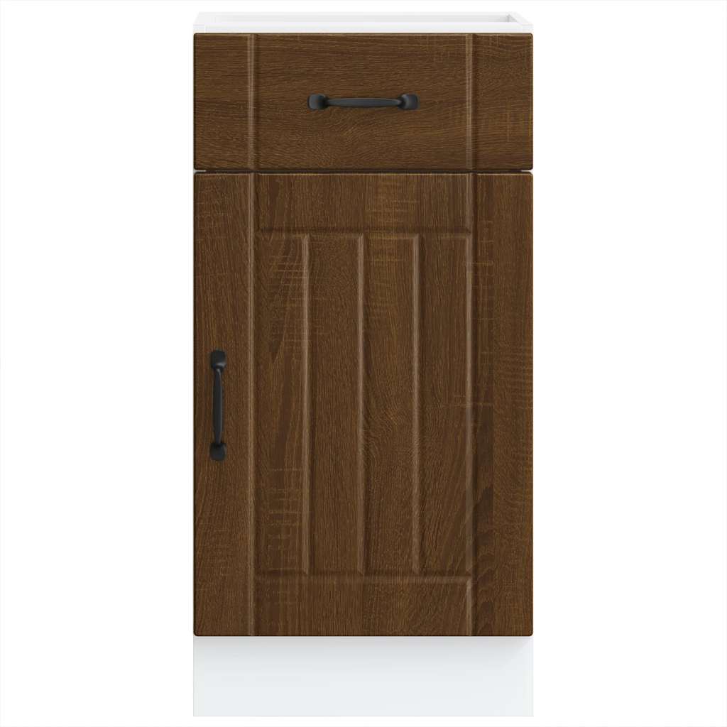 Onderkast Lucca bewerkt hout bruin eikenkleur is nu te koop bij PeponiXL, paradijselijk wonen!