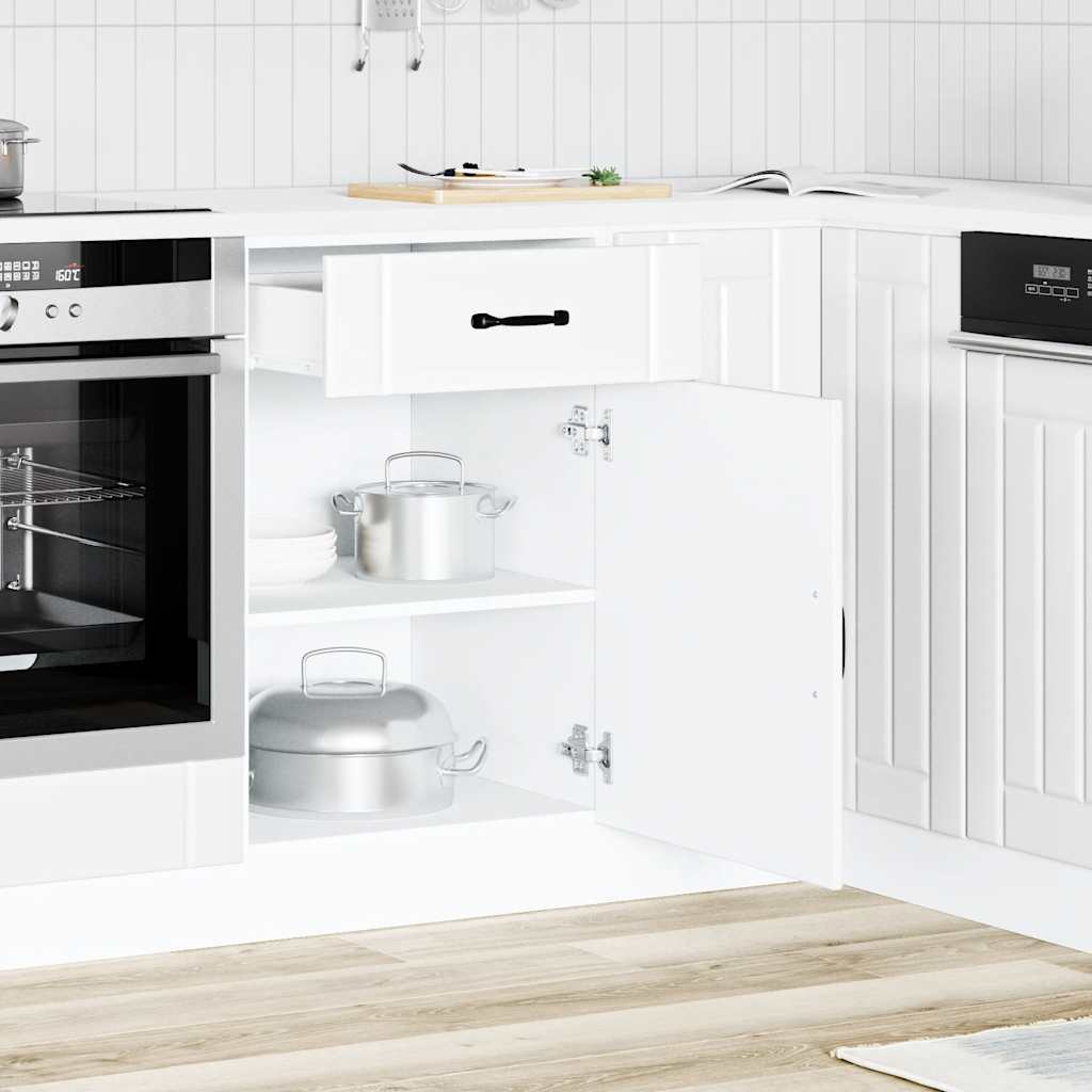 Onderkast Lucca bewerkt hout wit is nu te koop bij PeponiXL, paradijselijk wonen!