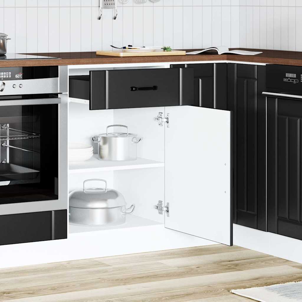 Onderkast Lucca bewerkt hout zwart is nu te koop bij PeponiXL, paradijselijk wonen!