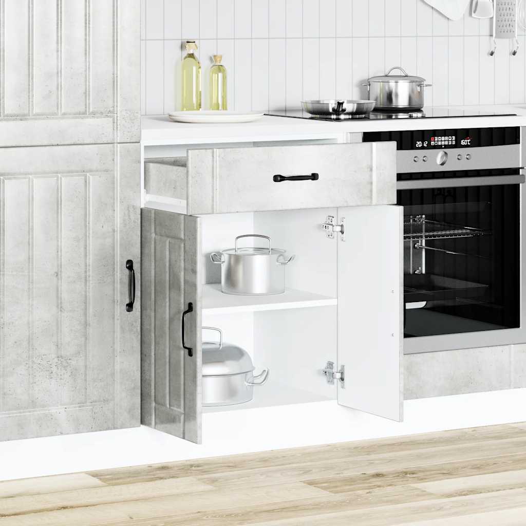 Onderkast Lucca bewerkt hout betongrijs is nu te koop bij PeponiXL, paradijselijk wonen!