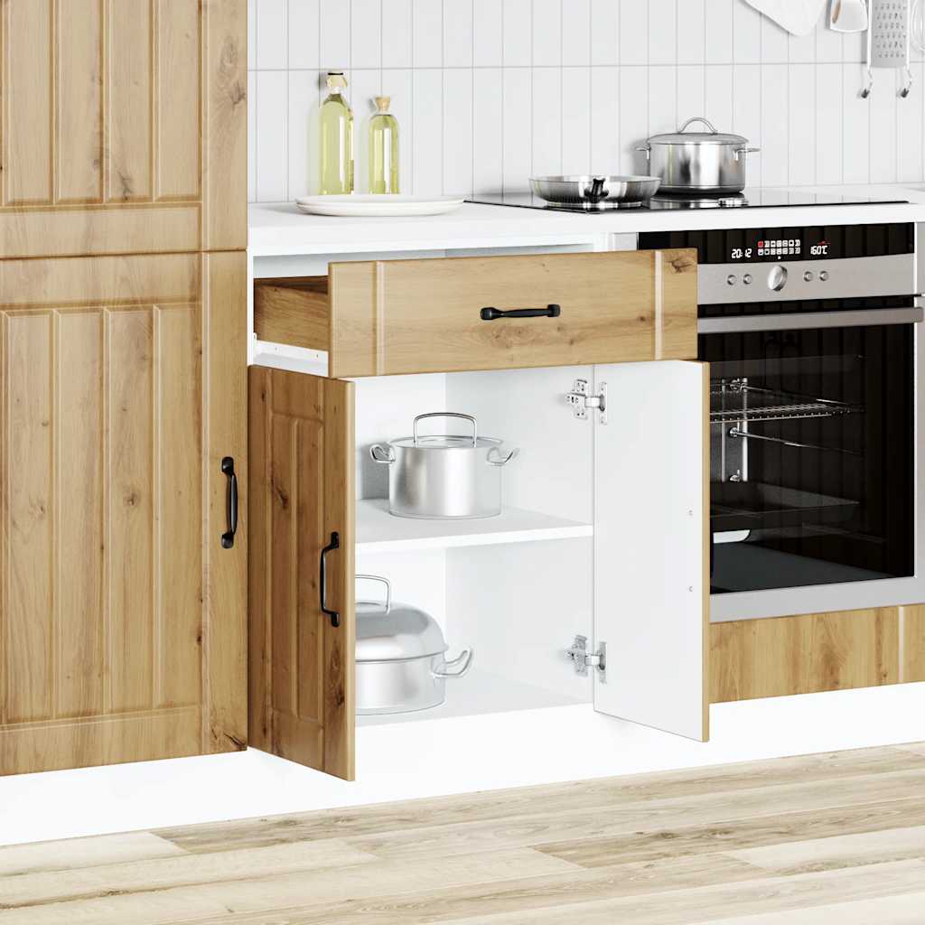 Onderkast Lucca bewerkt hout artisanaal eikenkleur is nu te koop bij PeponiXL, paradijselijk wonen!