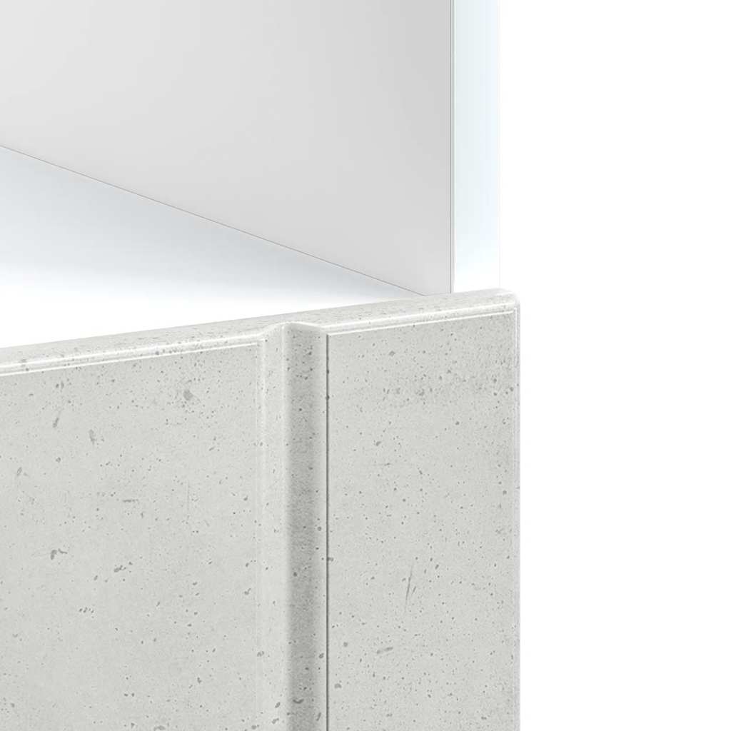 Ovenkast Lucca bewerkt hout betongrijs is nu te koop bij PeponiXL, paradijselijk wonen!