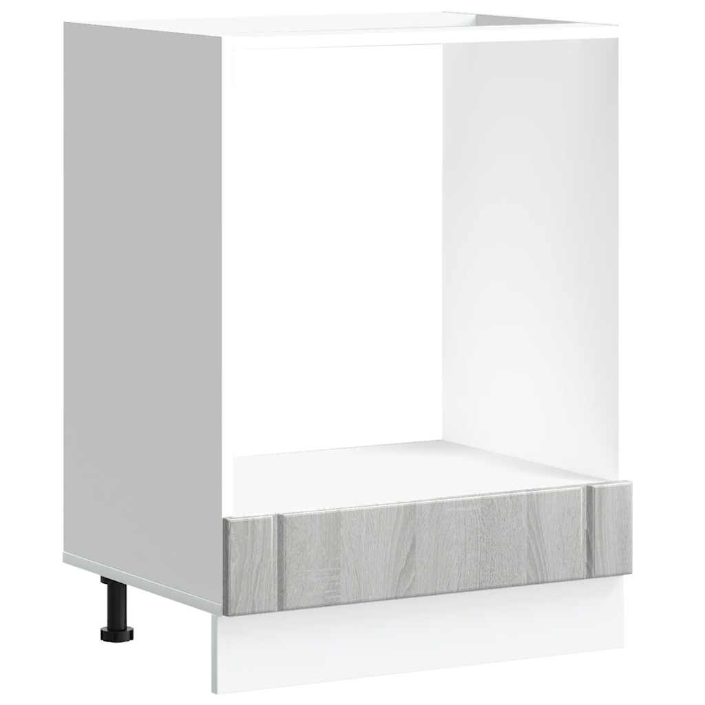 Ovenkast Lucca bewerkt hout grijs sonoma eiken is nu te koop bij PeponiXL, paradijselijk wonen!